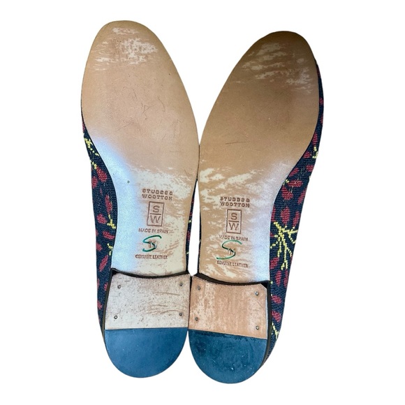 RARE Stubbs & Wootton Women’s Cuenca Needlepoint Shoes Size 11 $395 - Picture 3 of 7
